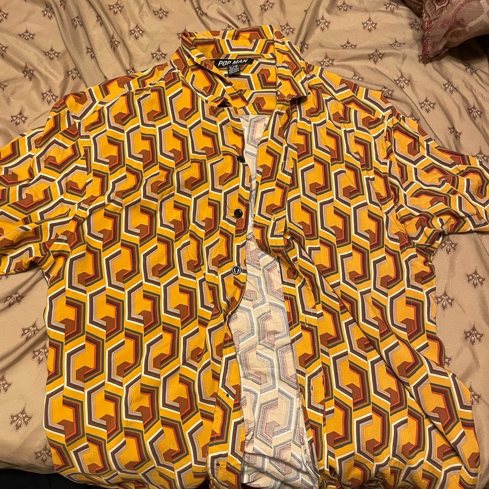 Button down shirt L men